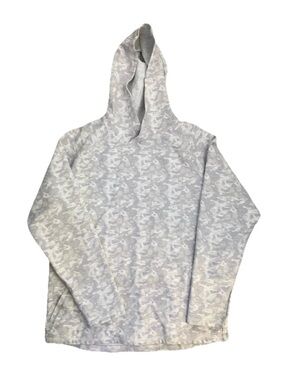 Mizzen + Main Hoodie Mens M Proflex Golf Hoodie Gray Camo Pullover Performance